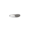 Bague 57 Bague pavée de diamants en or gris 58 Facettes