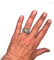 Bague SHARA - Bague bicolore en or 18K avec diamants 58 Facettes UKA000074PV