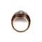 Bague SHARA - Bague bicolore en or 18K avec diamants 58 Facettes UKA000074PV