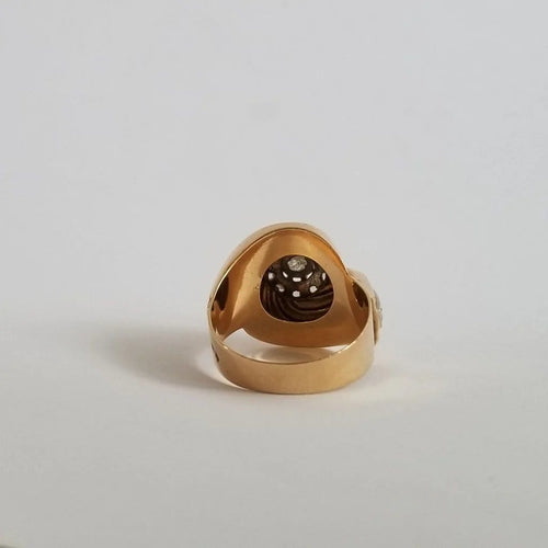 Bague 56 Bague tourbillon diamants 0.56 carats 58 Facettes