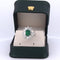 Bague 52 Anello en or 18 KT avec émeraude et diamants 58 Facettes AN578 '(00819)