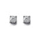 Bague Boucles d’oreilles solitaires - Diamants taille brillant en or blanc 18 kt 58 Facettes UKD364478GM