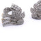 Boucles d'oreilles Boucles d’oreilles vintage - Motif floral en platine 950 et diamants 58 Facettes OR210 '(00029)