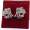 Boucles d'oreilles Boucles d’oreilles vintage - Motif floral en platine 950 et diamants 58 Facettes OR210 '(00029)