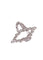 Bague 54 Bague marquise en or blanc 18k et diamants 58 Facettes P6