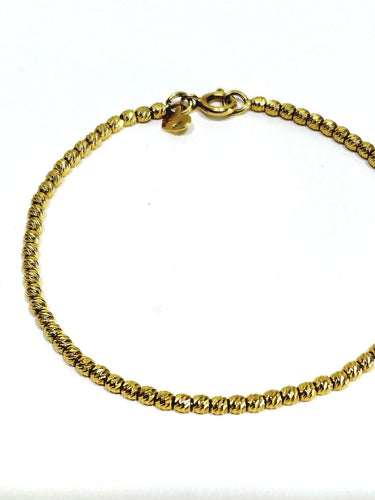 Bracelet Bracelet perlé en or jaune 18 carats 58 Facettes 1717142
