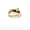 Bague 57 Bague haute joaillerie en or jaune 18 carats, émeraude et diamants 58 Facettes 50425