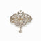 Pendentif Constantia - Broche-pendentif Art nouveau en or jaune 18k et platine, diamants 58 Facettes 212