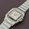 Montre Cartier Santos Galbée 2319 guilloché 58 Facettes 051