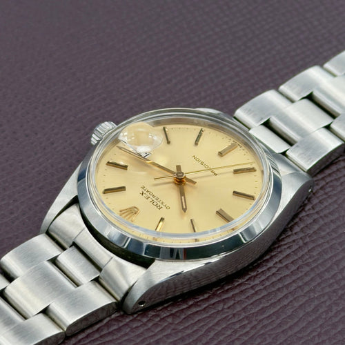 Montre Rolex Oysterdate Precision 6694 Champagne 58 Facettes 063