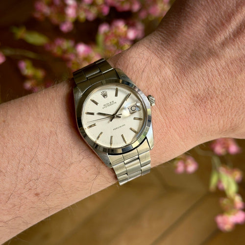 Montre Rolex Oysterdate Precision 6694 Silver 58 Facettes 062