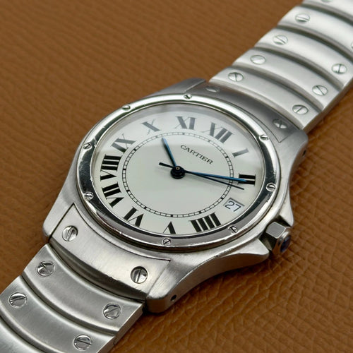 Montre Cartier Santos Ronde 1920 58 Facettes 053