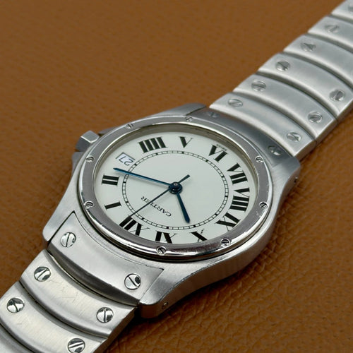 Montre Cartier Santos Ronde 1920 58 Facettes 053