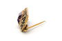 Broche Broche Napoléon III en or jaune 18 carats et argent sertie d’améthystes 58 Facettes 23453
