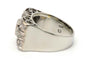 Bague 52 Bague Art déco sertie de diamants en or blanc 18 carats 58 Facettes 23386