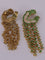 Boucles d'oreilles Boucle d'oreille - Or jaune 18k, saphirs verts, tsavorites et diamants 58 Facettes 2983
