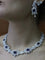 Collier Collier cocktail en or blanc, saphirs de Ceylan et diamants 58 Facettes NECK 88
