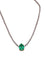 Collier Collier tennis émeraude de Colombie et diamants 58 Facettes 173
