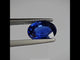 Gemstone Saphir bleu de Ceylan - Pierre ovale non chauffée 4,06 ct 58 Facettes SAM-OV-SAPP-4.06