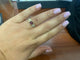 Bague 55 Bague ovale en or jaune avec rubis et diamants 58 Facettes BA-4