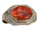 Bague Bague en or jaune déclaration art déco Mandarin Garnet 58 Facettes BA-1155
