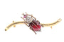 26050-0210.p01_Francuska wiktoriańska broszka w kształcie chrząszcza  Żywy owad z granatem  rubinem i diamentami-pl.jpg