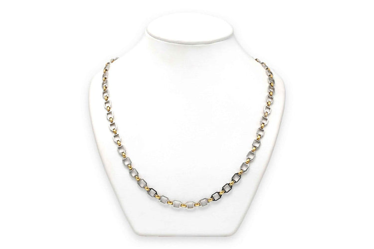 Collier Cartier - Collier des années 70 en acier et or jaune 18 carats 58 Facettes DEP-ROM