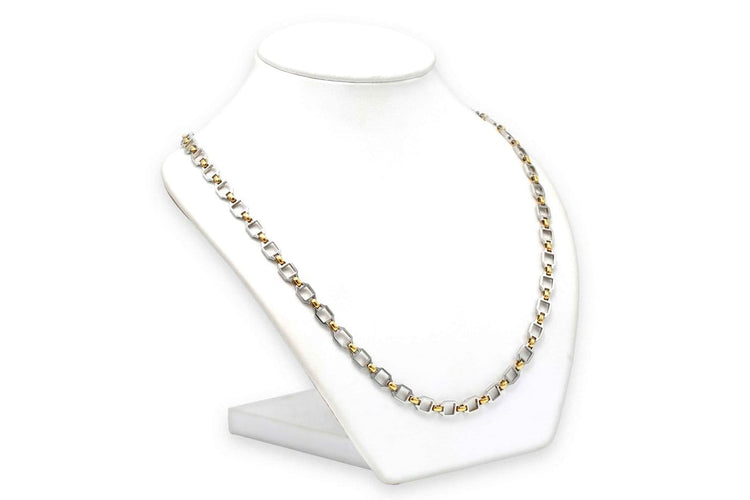 Collier Cartier - Collier des années 70 en acier et or jaune 18 carats 58 Facettes DEP-ROM