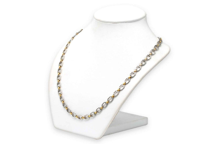 Collier Cartier - Collier des années 70 en acier et or jaune 18 carats 58 Facettes DEP-ROM