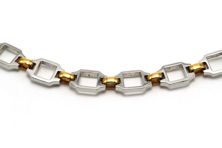 Collier Cartier - Collier des années 70 en acier et or jaune 18 carats 58 Facettes DEP-ROM