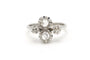 Bague 58 Bague Art déco en or blanc 18 carats sertie de diamants 58 Facettes 19736