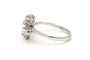 Bague 58 Bague Art déco en or blanc 18 carats sertie de diamants 58 Facettes 19736
