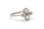 Bague 58 Bague Art déco en or blanc 18 carats sertie de diamants 58 Facettes 19736