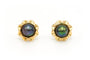 Boucles d'oreilles Boucles d'oreilles années 1970 en or jaune 18 carats et perles de Tahiti 58 Facettes B547