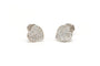 Boucles d'oreilles Boucles d'oreilles contemporaines en or blanc 18 carats et diamants taille brillant 0,31 ct 58 Facettes B539