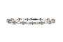 Bracelet Bracelet contemporain en or blanc 18 carats serti de diamants taille brillant (0,84 ct) 58 Facettes B777