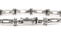 Bracelet Bracelet contemporain en or blanc 18 carats serti de diamants taille brillant (0,84 ct) 58 Facettes B777