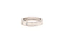 Bague 55 Bague contemporaine en or blanc 18 carats sertie de diamants taille brillant 0,25 ct 58 Facettes 19366