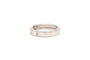 Bague 55 Bague contemporaine en or blanc 18 carats sertie de diamants taille brillant 0,25 ct 58 Facettes 19366