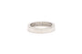 Bague 55 Bague contemporaine en or blanc 18 carats sertie de diamants taille brillant 0,25 ct 58 Facettes 19366