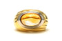 Bague 53 Bague contemporaine sertie d’une citrine en or jaune et blanc 18 carats 58 Facettes 22699