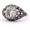 Bague 55 Bague Art nouveau en or 18 carats et argent 925 avec diamants 58 Facettes AN555 (00959)