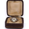 Bague 55 Bague Art nouveau en or 18 carats et argent 925 avec diamants 58 Facettes AN555 (00959)