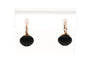 Boucles d'oreilles Boucles d'oreilles Napoléon III en or rose 18 carats serties de jais 58 Facettes B307