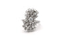 Bague 53 Bague contemporaine en or blanc 18 carats sertie de diamants taille brillant (1,36 ct) 58 Facettes 23009