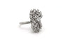 Bague 53 Bague contemporaine en or blanc 18 carats sertie de diamants taille brillant (1,36 ct) 58 Facettes 23009