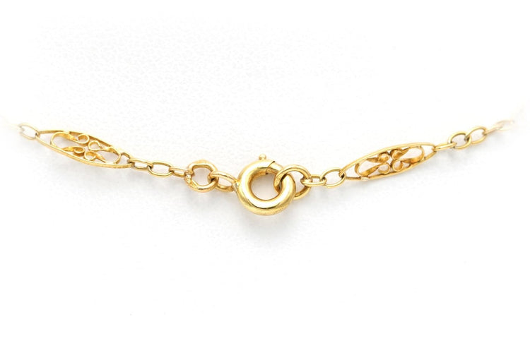 Collier Napoléon III - Collier en or jaune 18 carats 58 Facettes B611