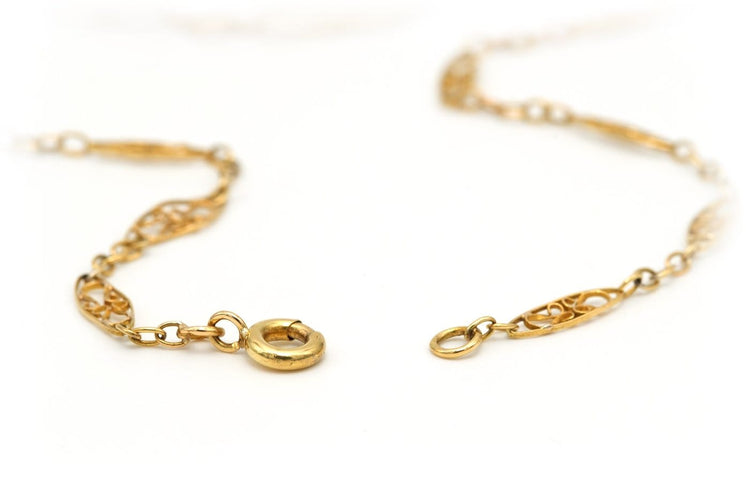 Collier Napoléon III - Collier en or jaune 18 carats 58 Facettes B611