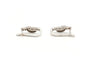 Boucles d'oreilles Boucles d’oreilles contemporaines en or blanc 14 carats et diamants 58 Facettes B624