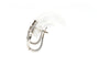 Boucles d'oreilles Boucles d’oreilles contemporaines en or blanc 14 carats et diamants 58 Facettes B624